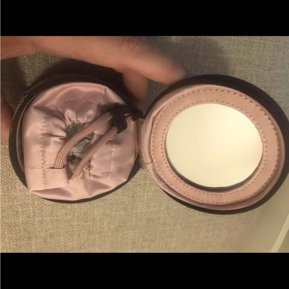 New Coach Brown Travel Jewelry Holder with mirror - Picture 2 of 5